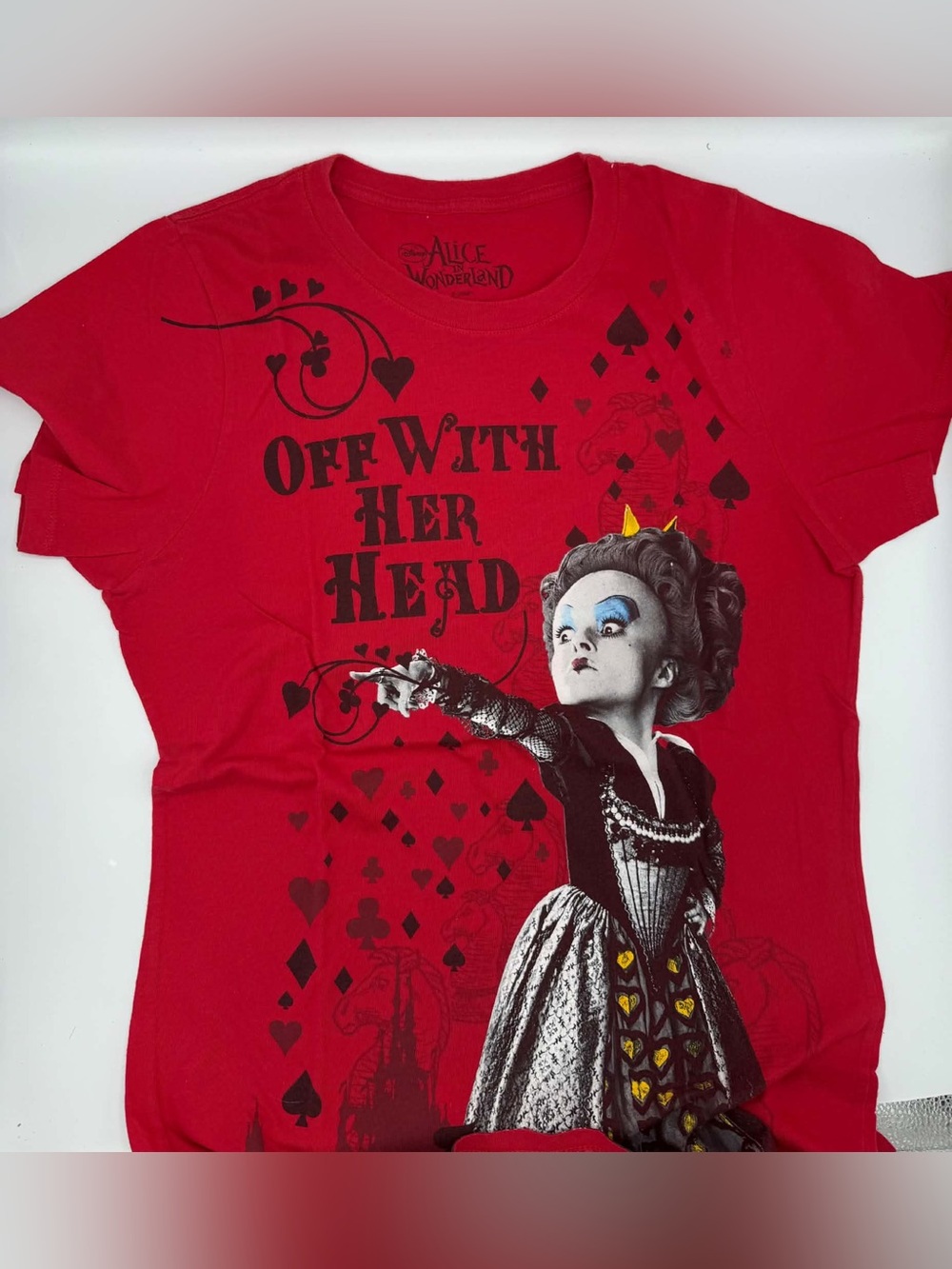 Alice In Wonderland - 2010/The Red Queen/ “Off With Her Head” - Red/Ladies/XL